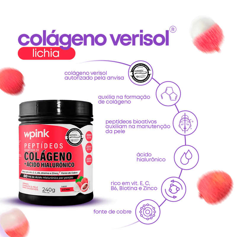 colágeno de lichia - 240g - the supply