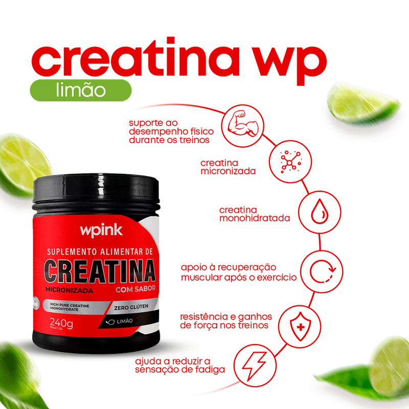 creatina de limão - 240g