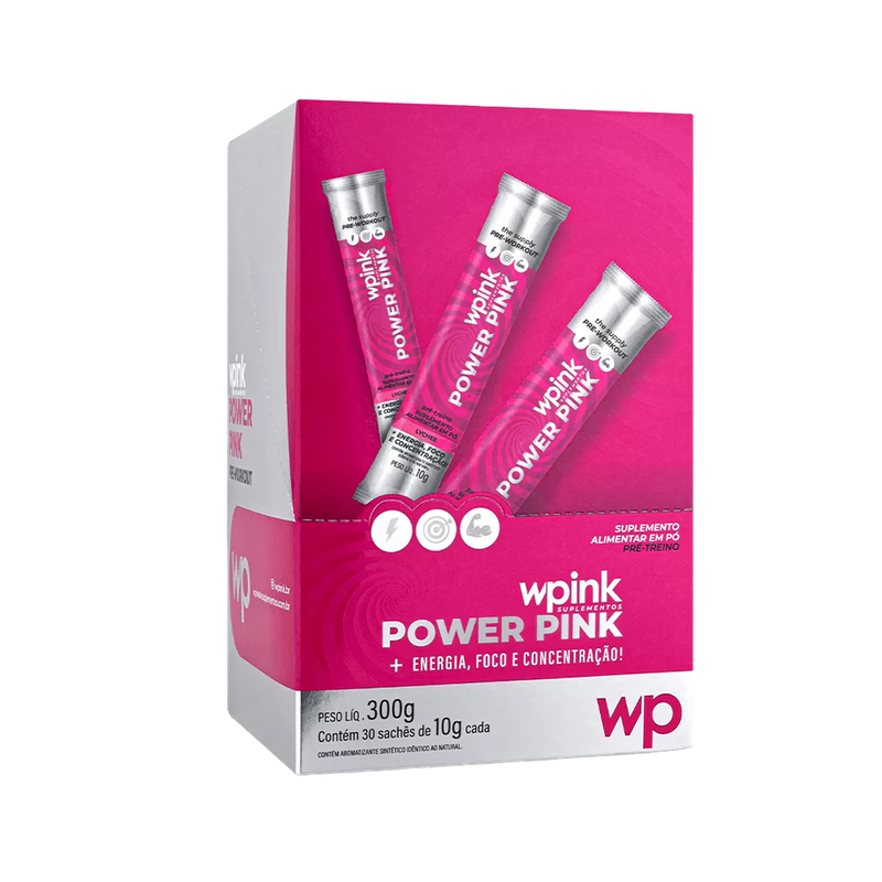 power pink de lichia - pré-treino – 300g