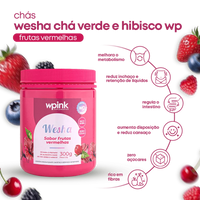 wesha chá verde e hibisco - 300g