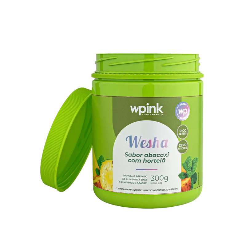 wesha chá verde e abacaxi - 300g